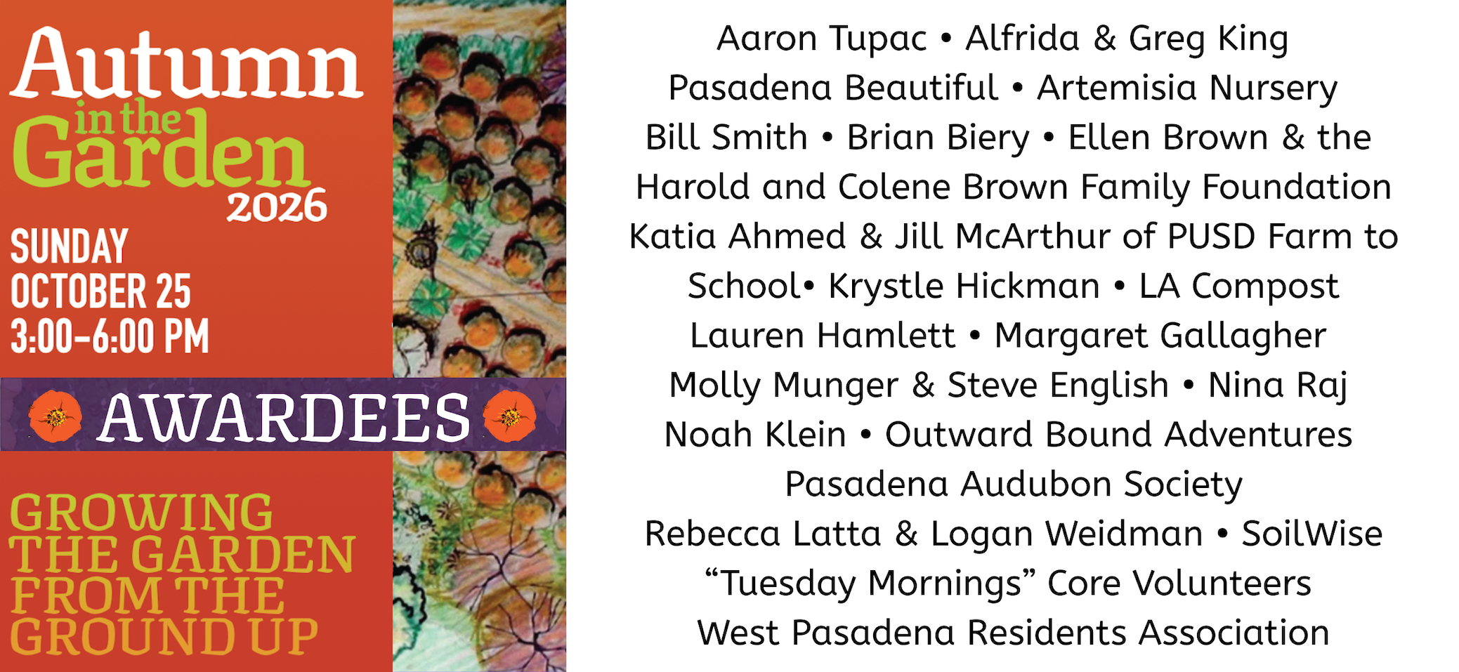 AITG2026Awardees Arlington Garden Pasadena map